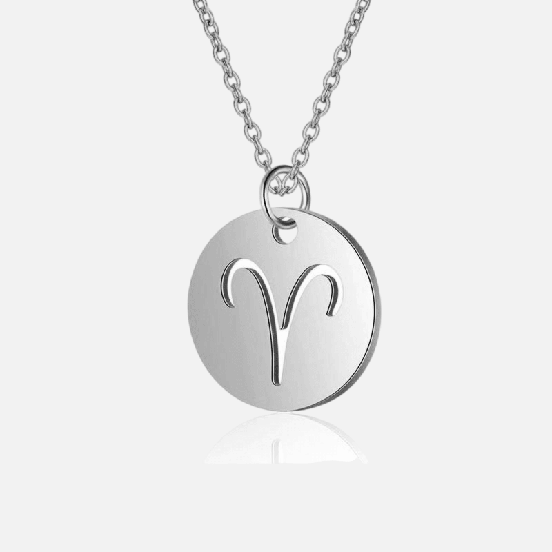 Hollowed Horoscope Pendant (14k Gold-Plated) - Jewelled Me