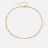 Figaro Chain Necklace (14k Gold-Plated) - Jewelled Me