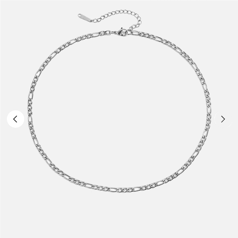 Figaro Chain Necklace (14k Gold-Plated) - Jewelled Me