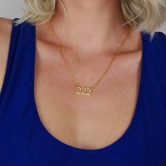 ICED Angel Numbers Necklace - Jewelled Me