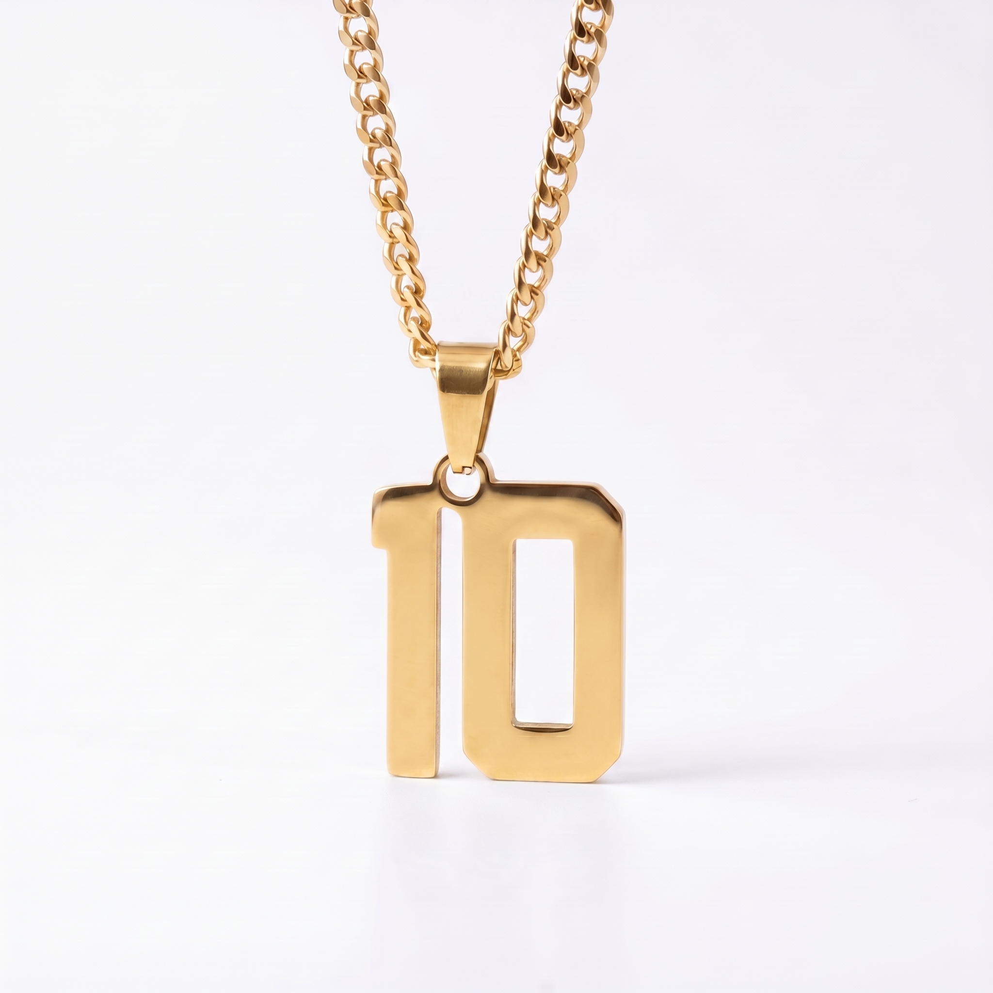 Custom Engraved Sports Number Necklace - Jewelled Me