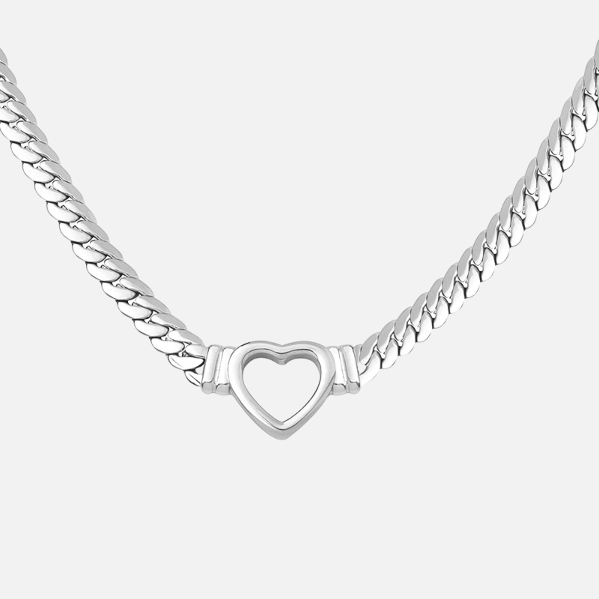Naja Heart Necklace - Jewelled Me