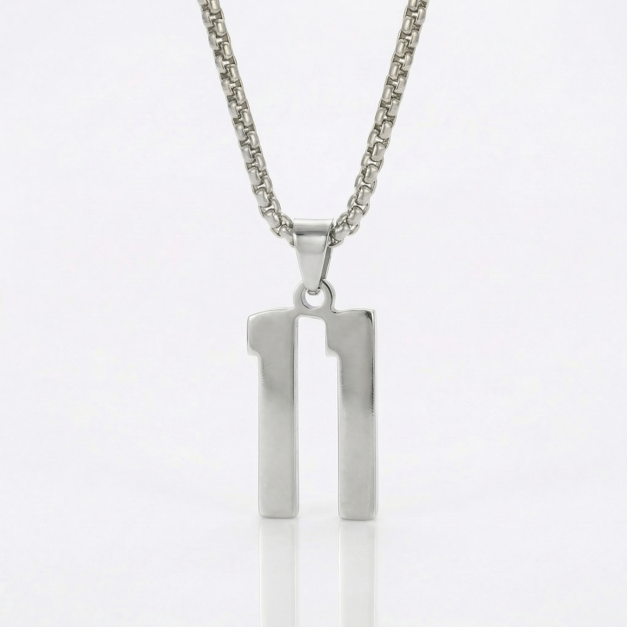 Custom Engraved Sports Number Necklace