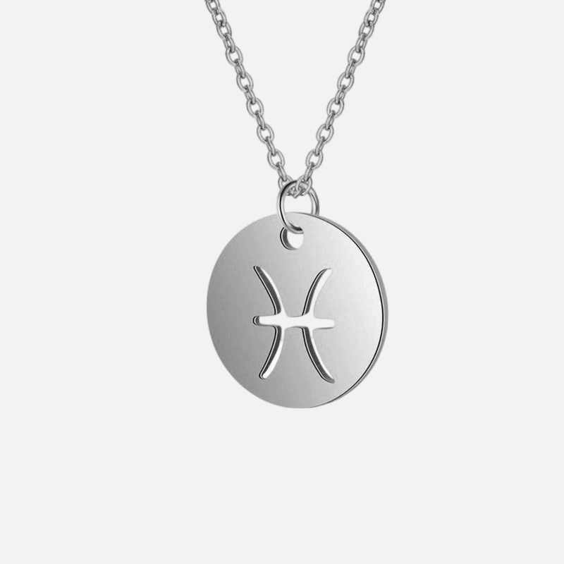 Hollowed Horoscope Pendant (14k Gold-Plated) - Jewelled Me