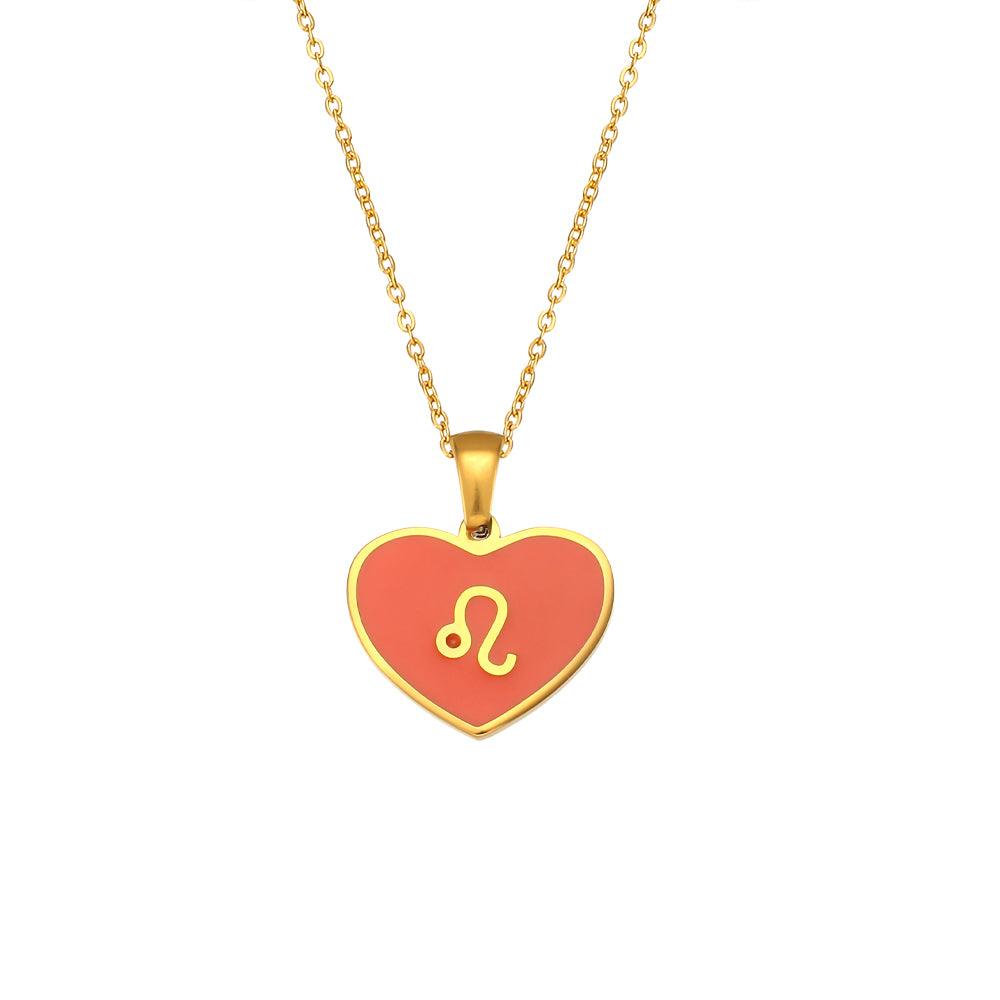 Coloured Zodiac Necklace - Jewelled Me
