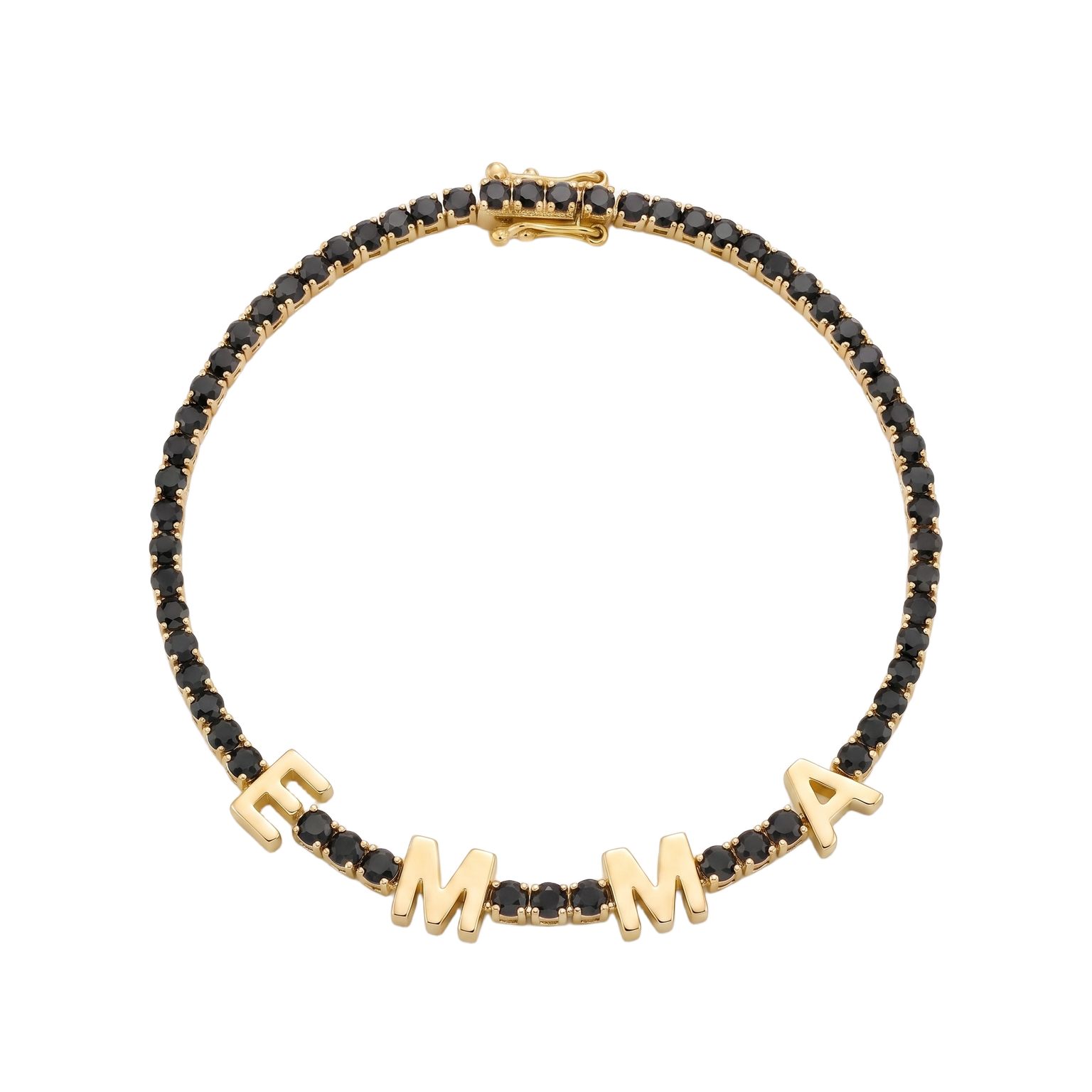 Custom Name Multi-Colour Tennis Bracelet