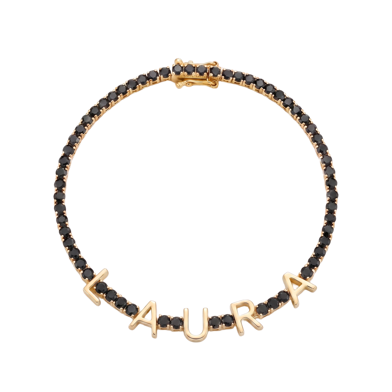 Custom Name Multi-Colour Tennis Bracelet