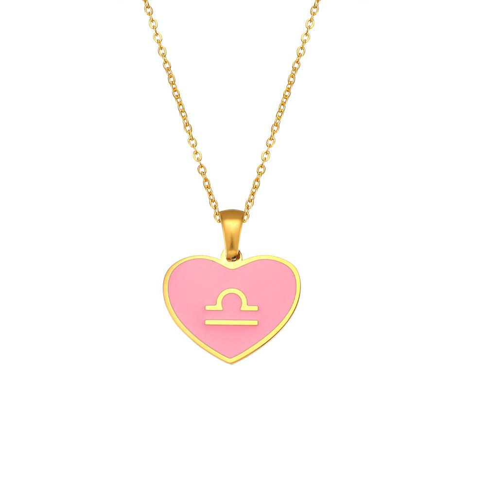Coloured Zodiac Necklace - Jewelled Me