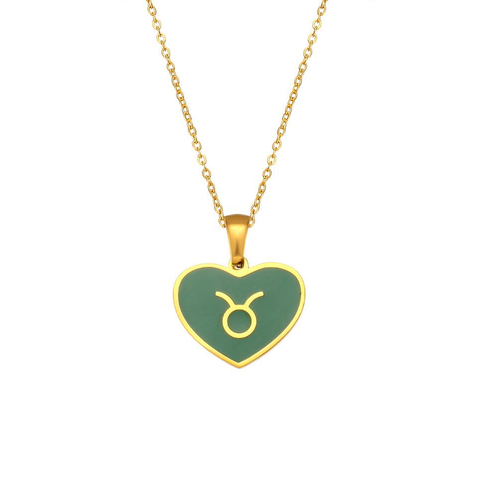 Coloured Zodiac Necklace - Jewelled Me