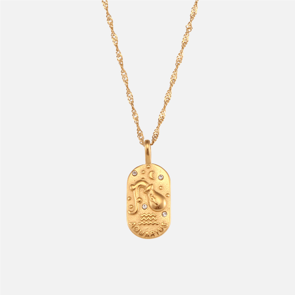 Sacred Tarot Zodiac Pendant - Jewelled Me