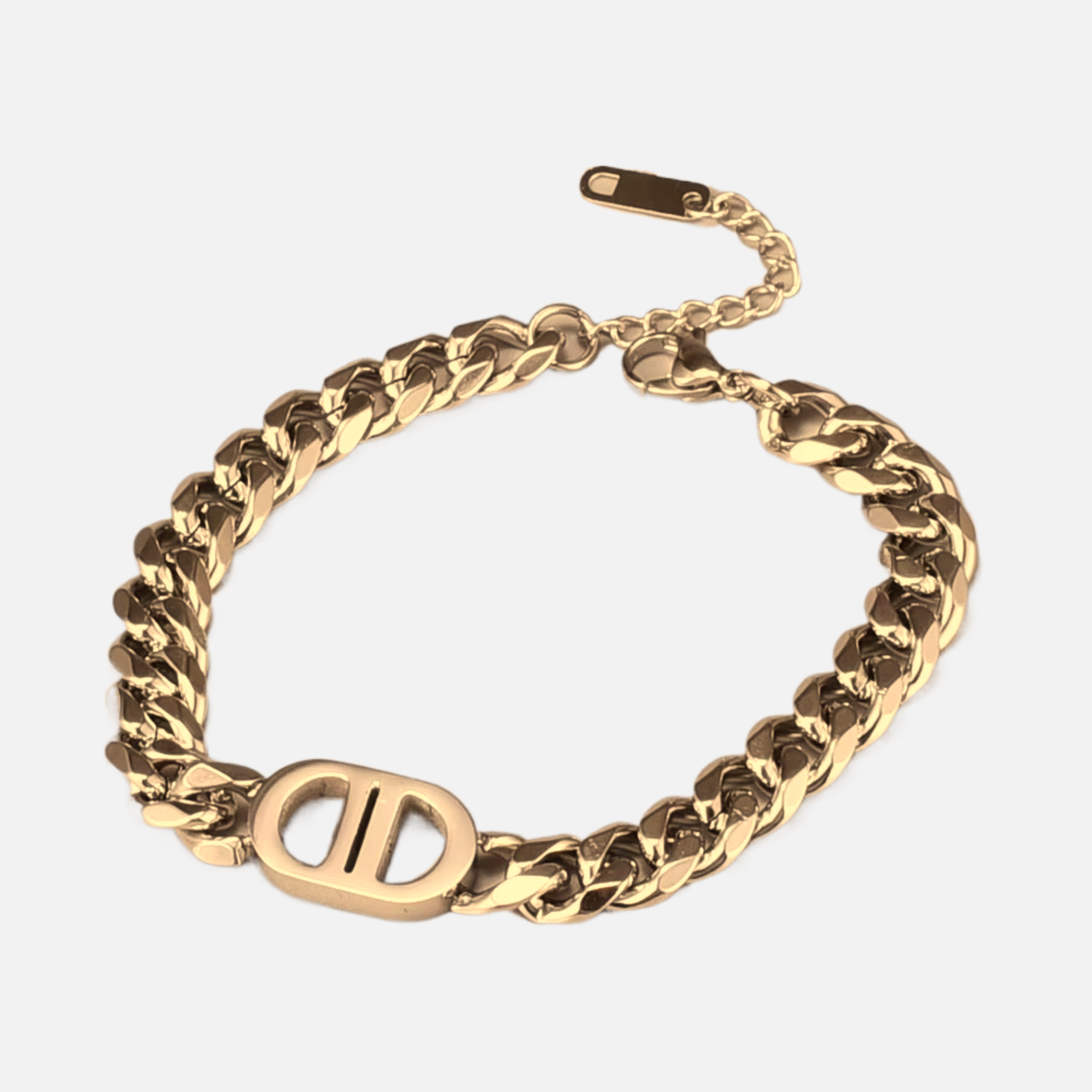 Custom Name Cuban Chain Bracelet - Jewelled Me