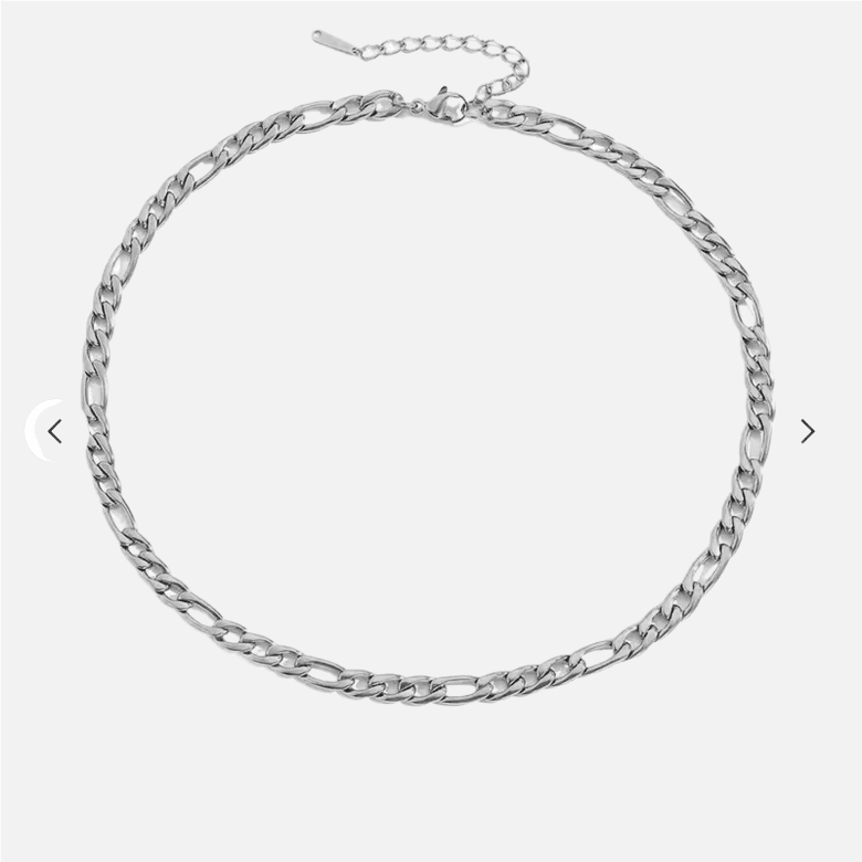 Figaro Chain Necklace (14k Gold-Plated) - Jewelled Me