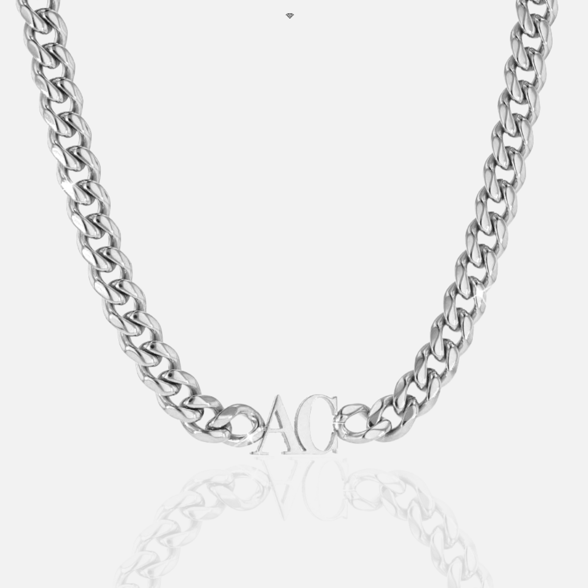 Custom Name Cuban Chain Necklace & Bracelet Set - Jewelled Me