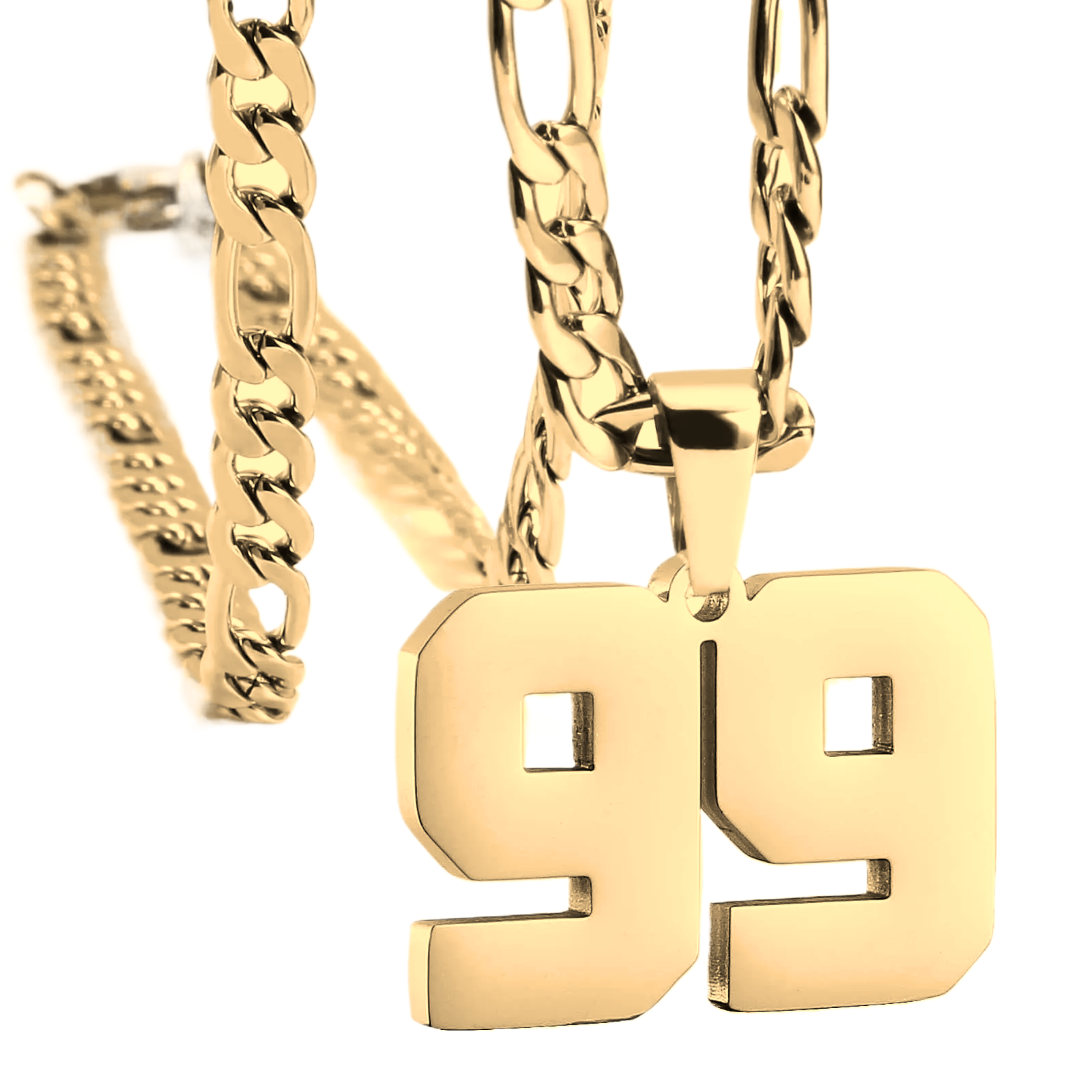 Custom Sports Number Necklace - Jewelled Me