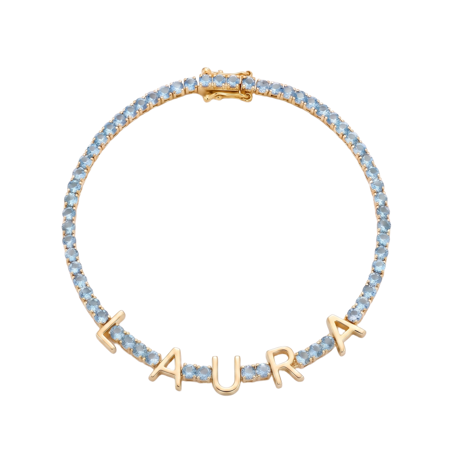 Custom Name Multi-Colour Tennis Bracelet