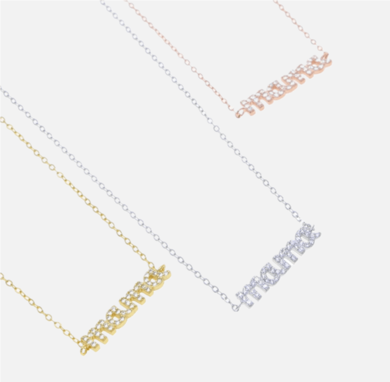 ICED Styled Mama Necklace - Jewelled Me