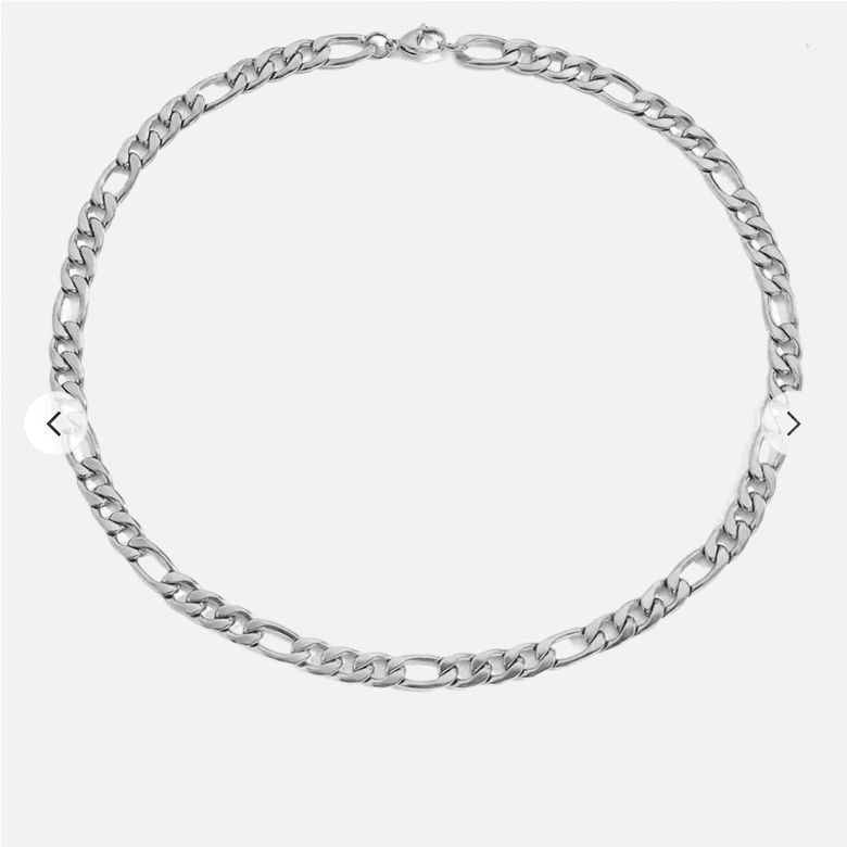 Figaro Chain Necklace (14k Gold-Plated) - Jewelled Me