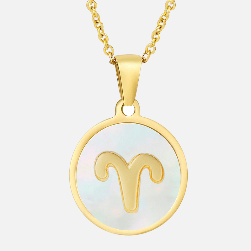 Cute Star Shell Zodiac Necklace - Jewelled Me
