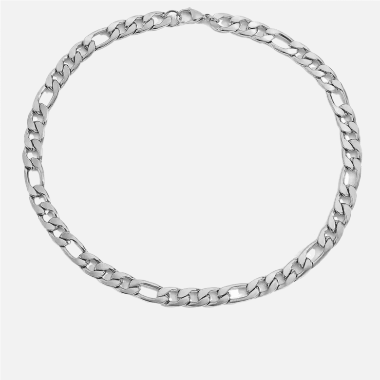 Figaro Chain Necklace (14k Gold-Plated) - Jewelled Me