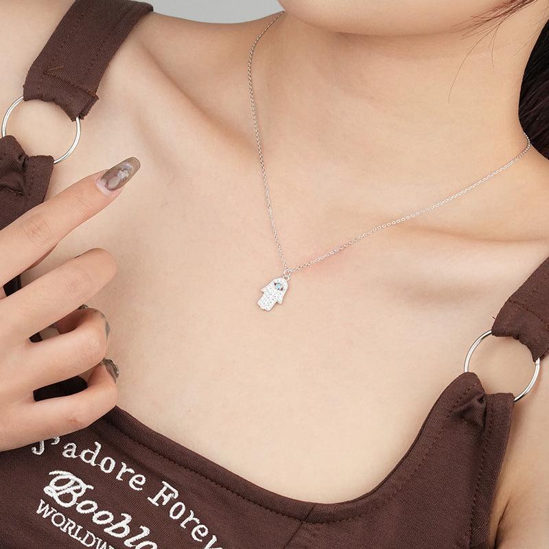 Gold Vermeil Hamsa Necklace - Jewelled Me