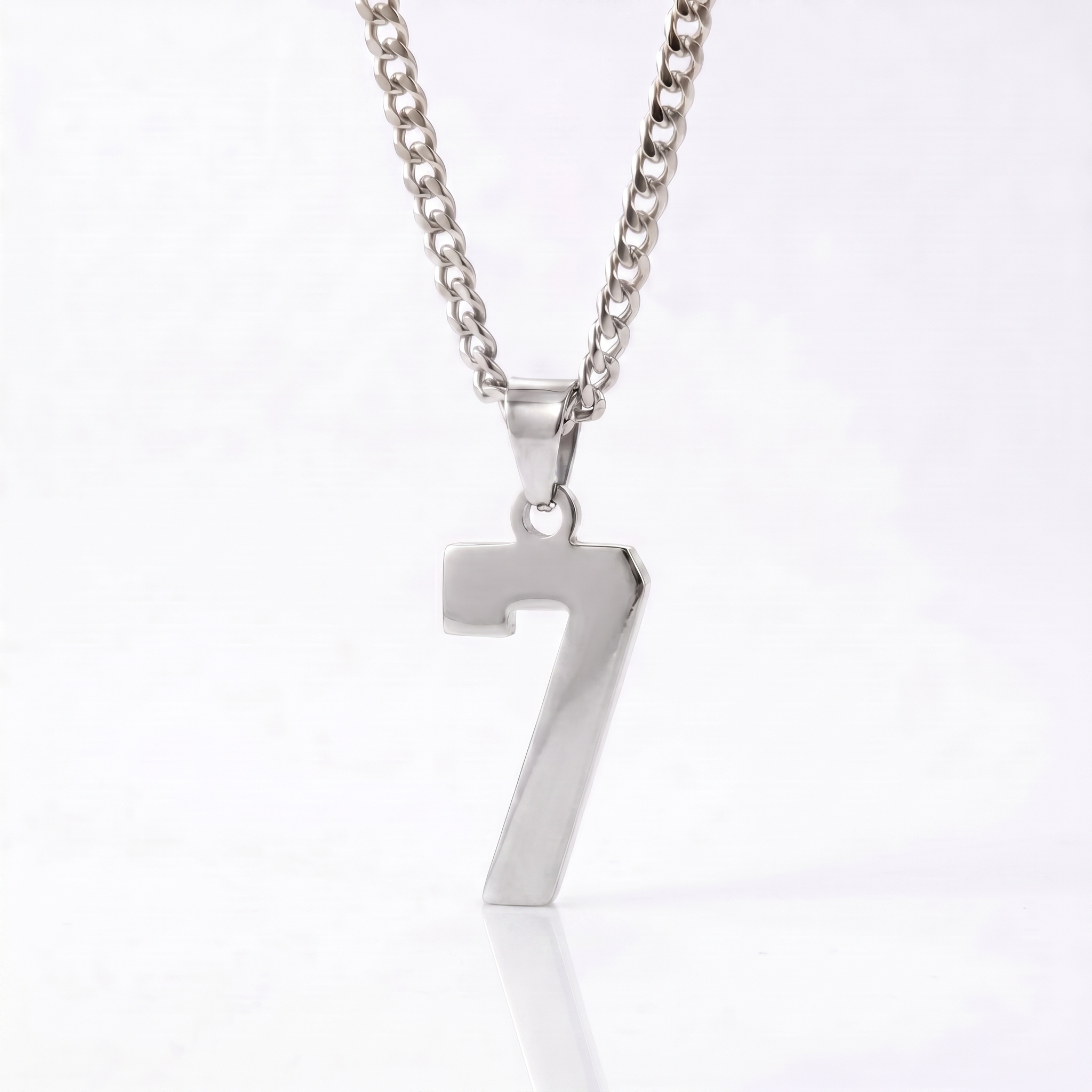 Custom Engraved Sports Number Necklace - Jewelled Me