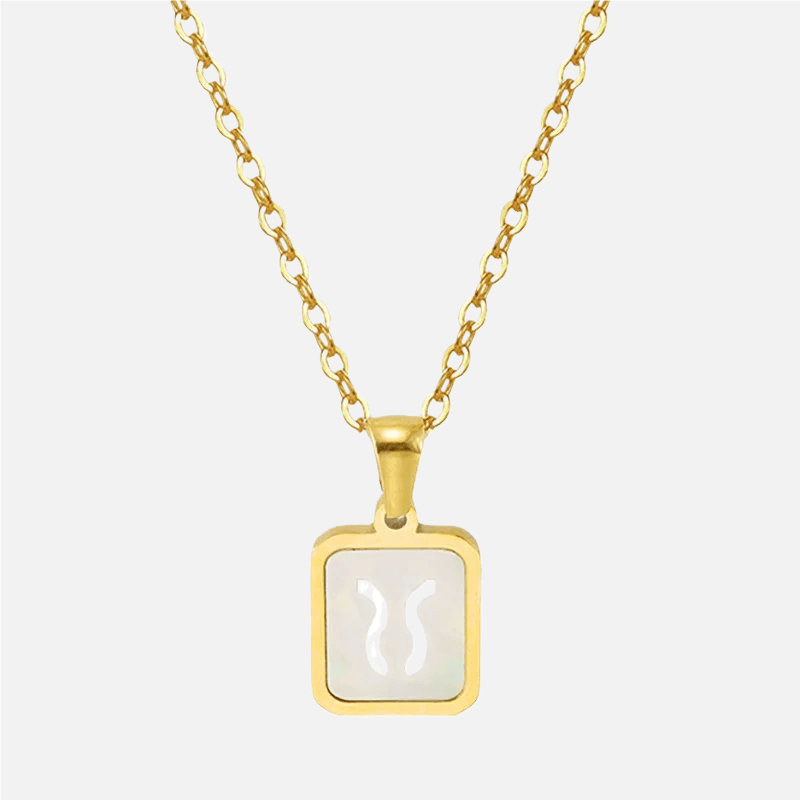 Zodiac Hollowed Shell Necklace - Jewelled Me