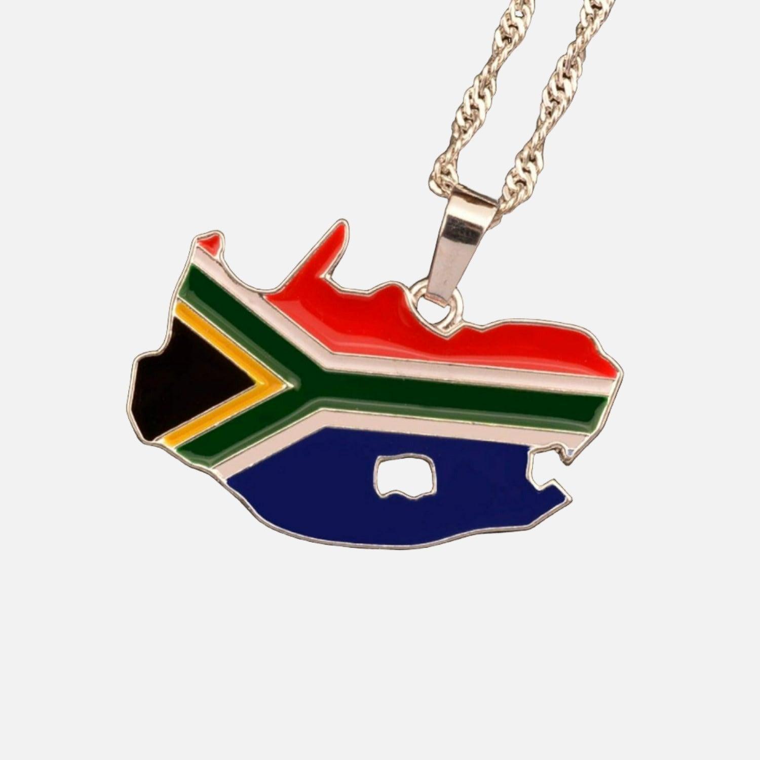 Africa Country/Flag Necklaces - Jewelled Me