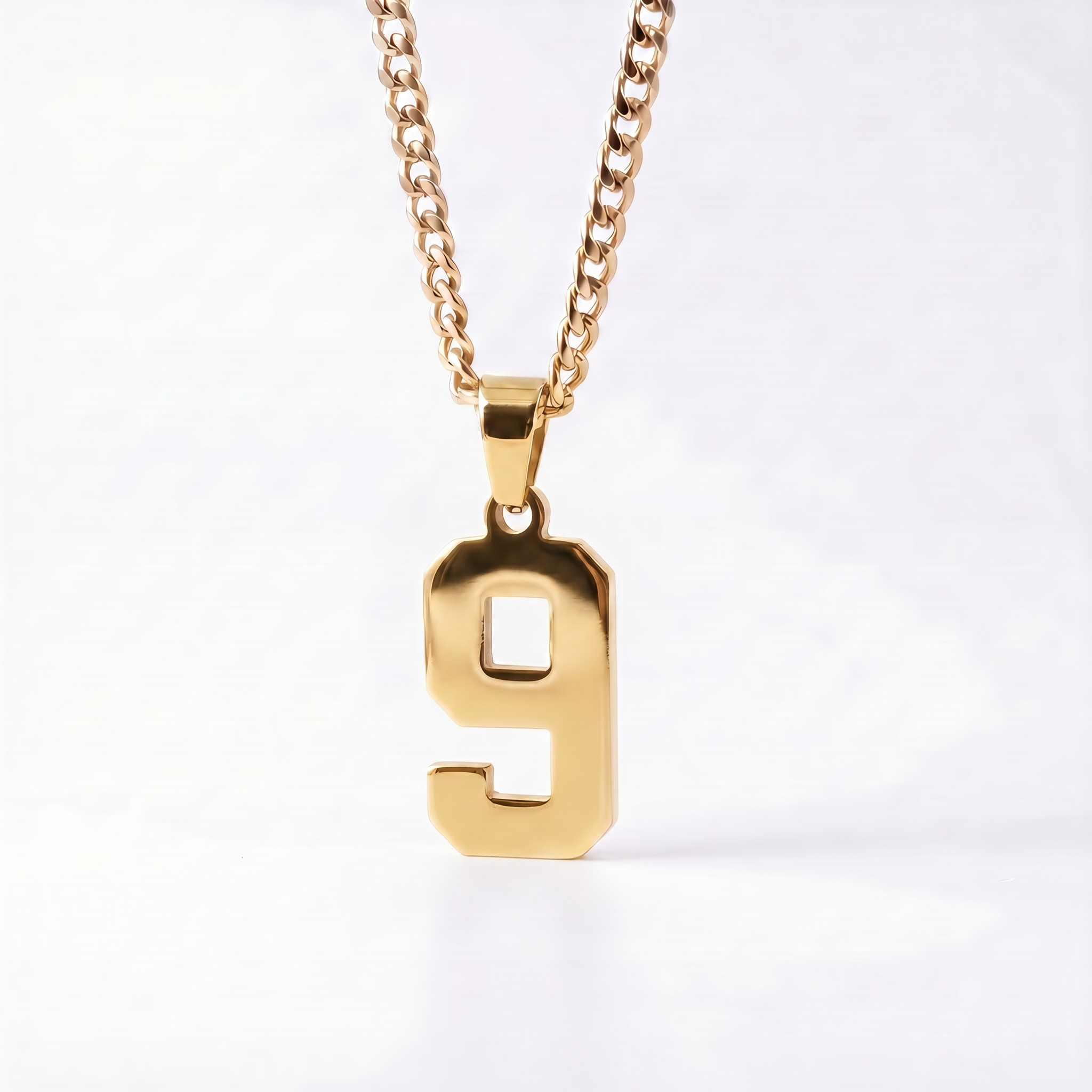Custom Engraved Sports Number Necklace - Jewelled Me