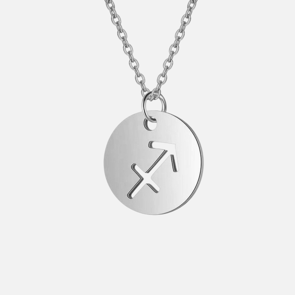 Hollowed Horoscope Pendant (14k Gold-Plated) - Jewelled Me