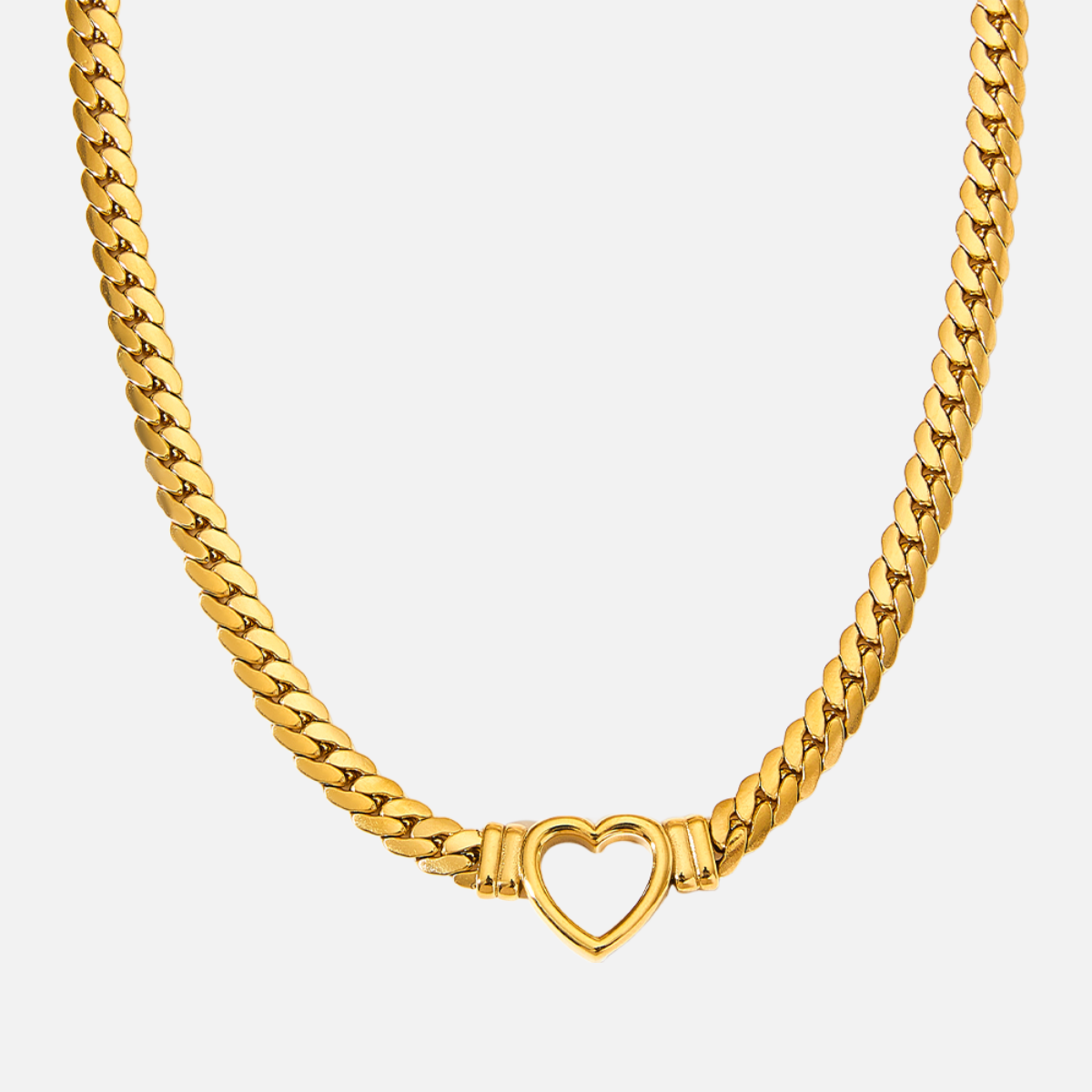 Naja Heart Necklace - Jewelled Me