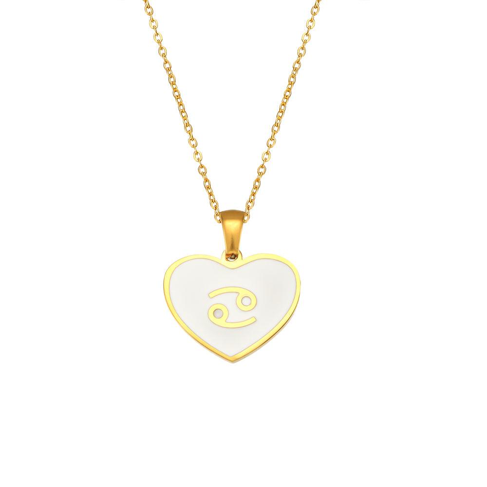 Coloured Zodiac Necklace - Jewelled Me