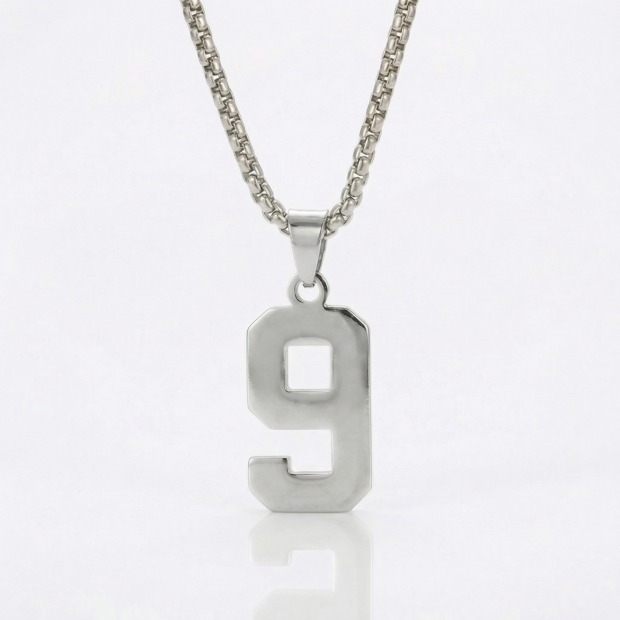 Custom Engraved Sports Number Necklace