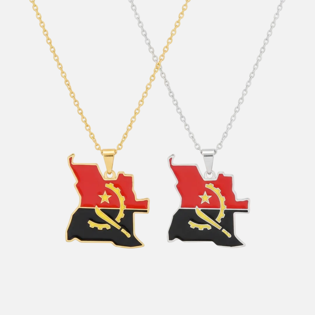 African Country/Flag Necklaces - Jewelled Me