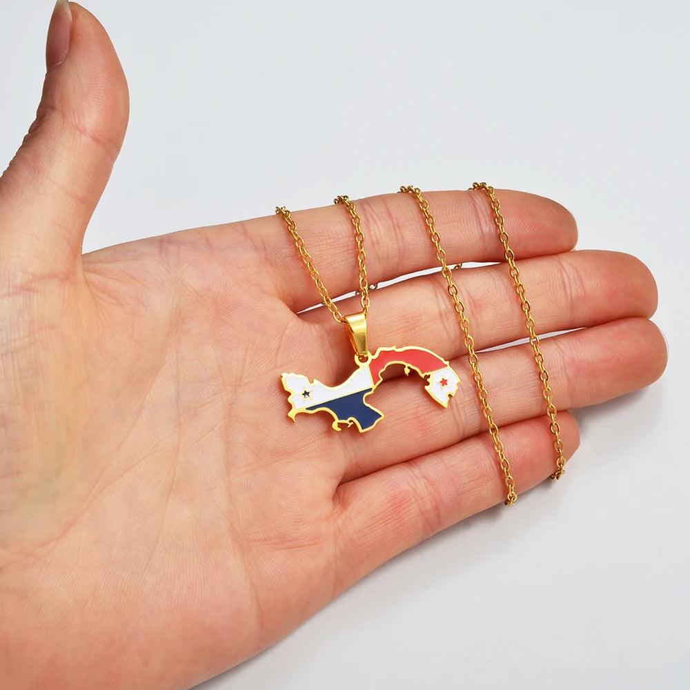 The Americas & Caribbean Country/Flag Necklaces (BACKUP) - Jewelled Me