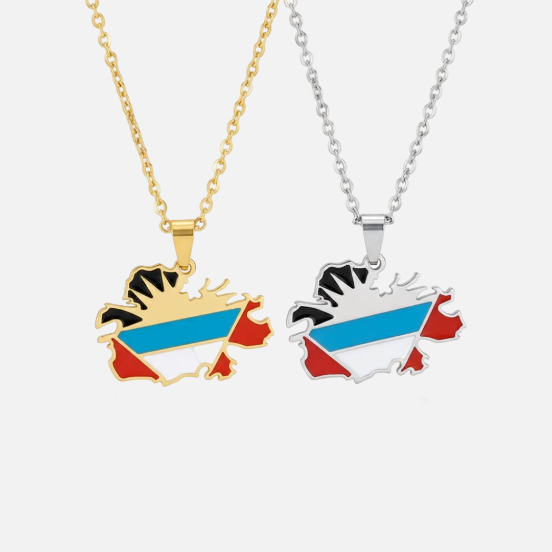 The Americas & Caribbean Country/Flag Necklaces