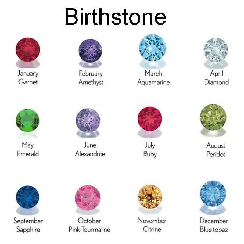 Custom Arabic Birthstone Necklace - Jewelled Me