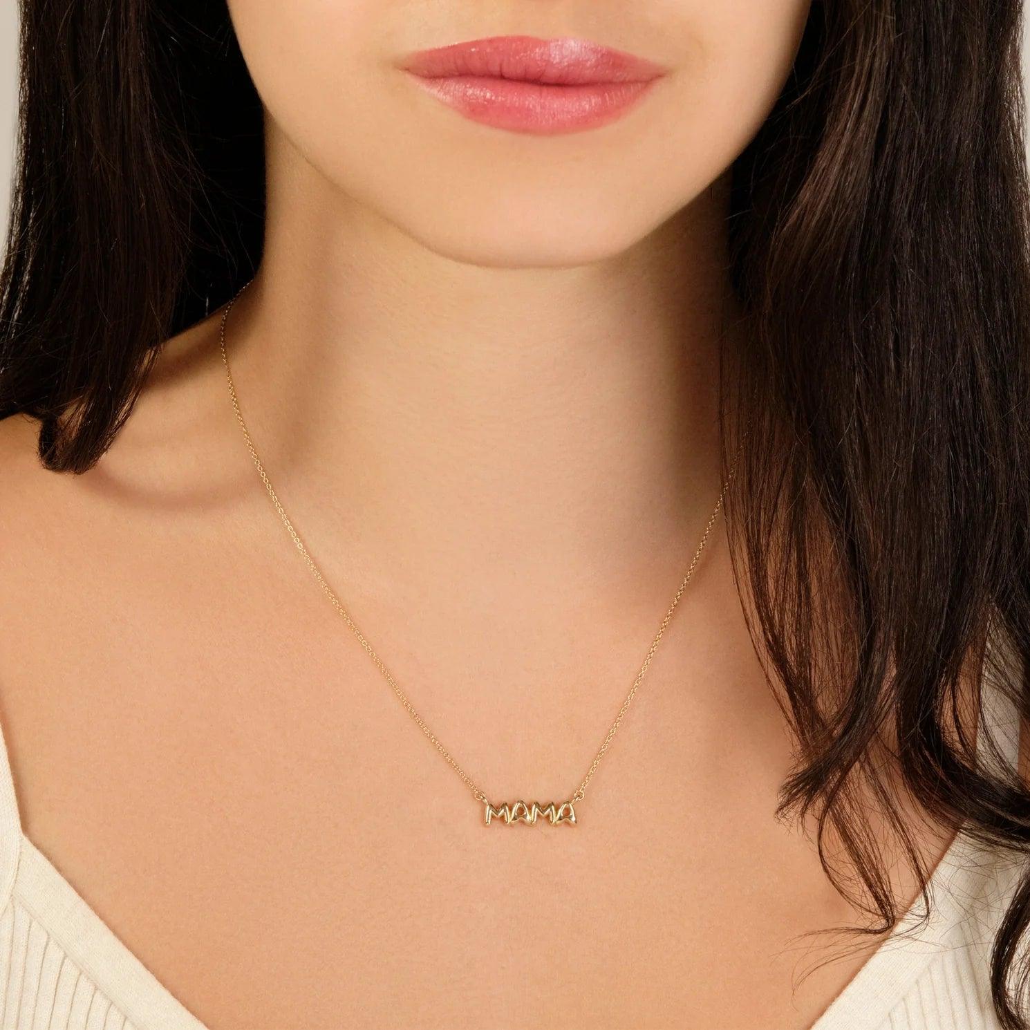 Mini Mama Cute Bubble Necklace - Jewelled Me