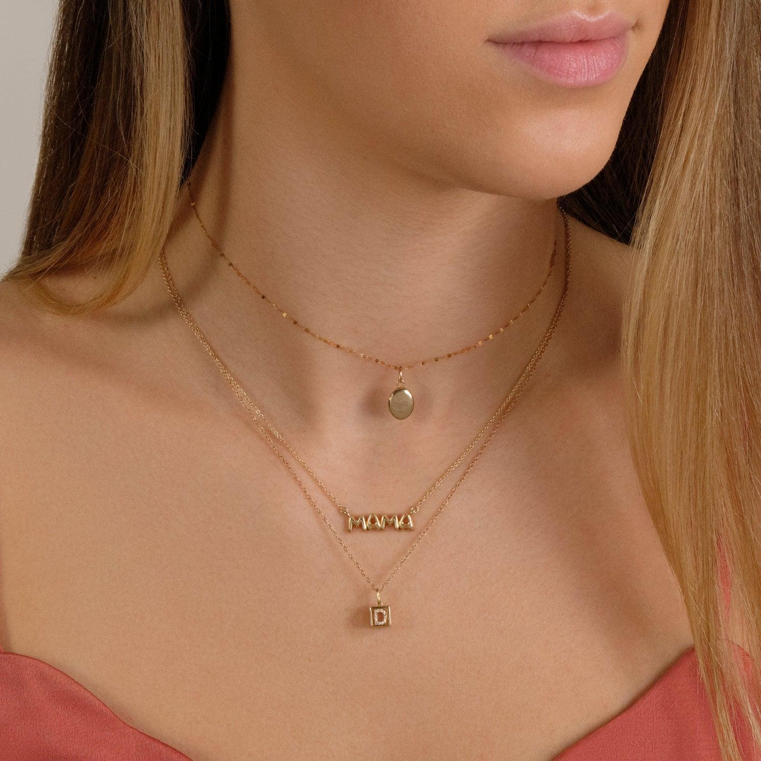 Mini Mama Cute Bubble Necklace - Jewelled Me