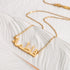 Custom Ornate Arabic Name Necklace - Jewelled Me