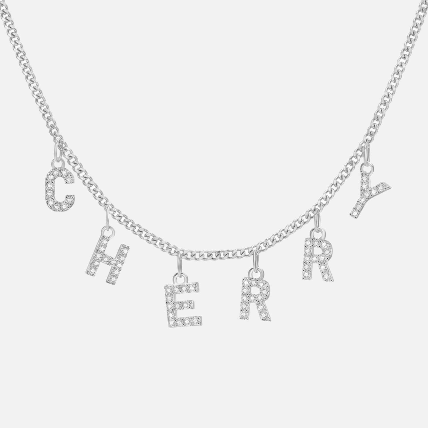 ICED Custom Chandelier Name Necklace - Jewelled Me