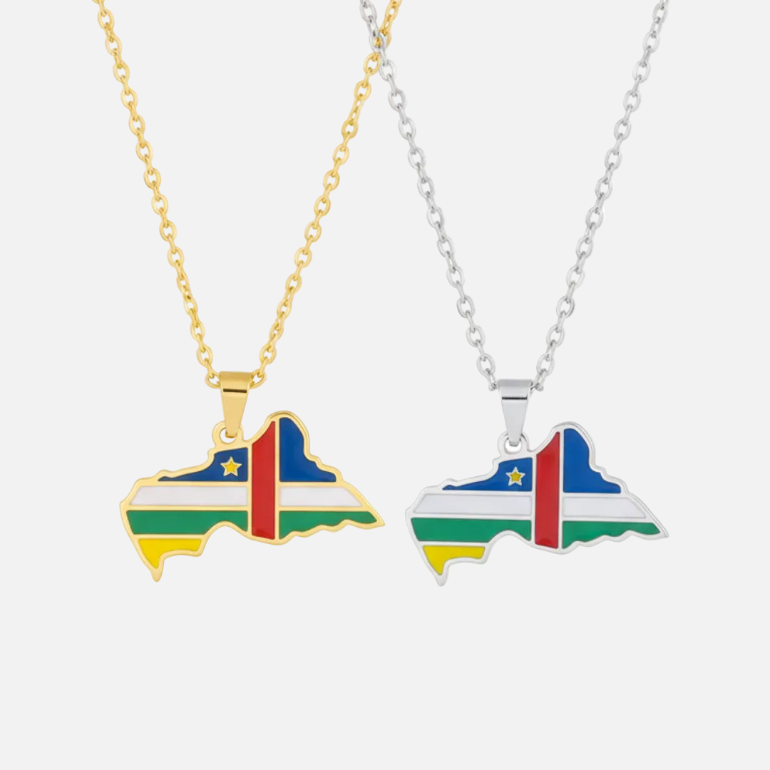 African Country/Flag Necklaces - Jewelled Me