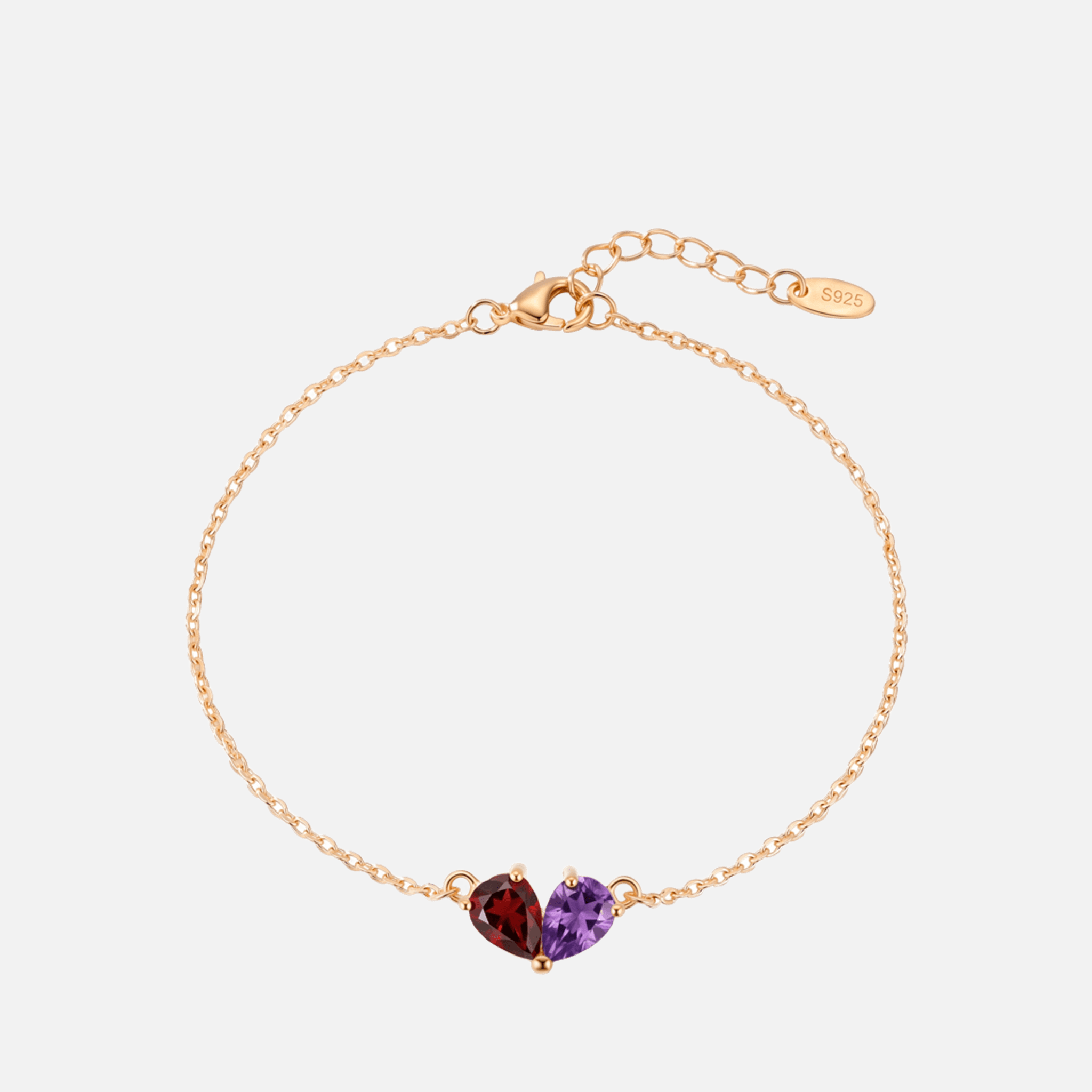 Coeur Toi & Moi Birthstone Bracelet