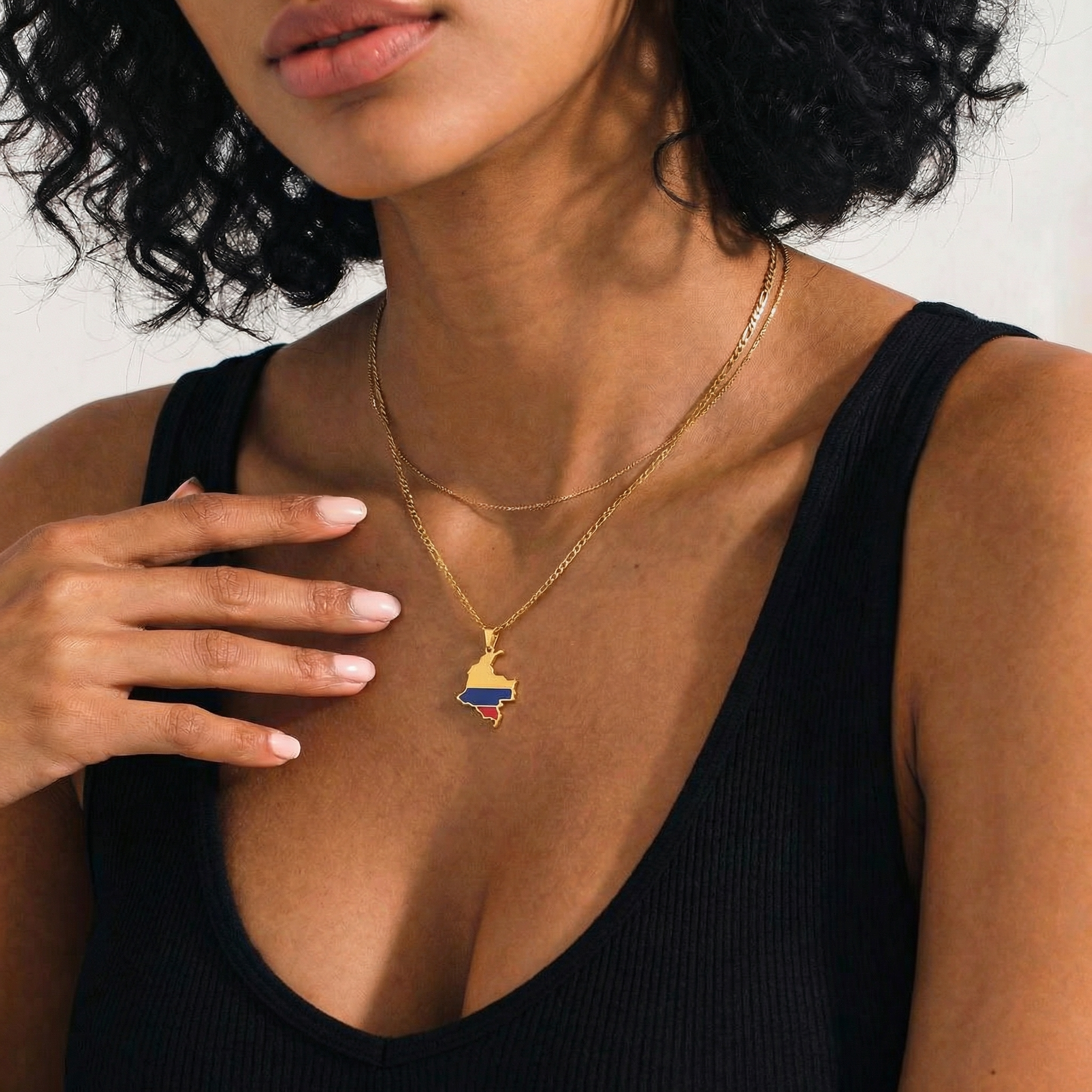 South & Latin American Country/Flag Necklaces - Jewelled Me