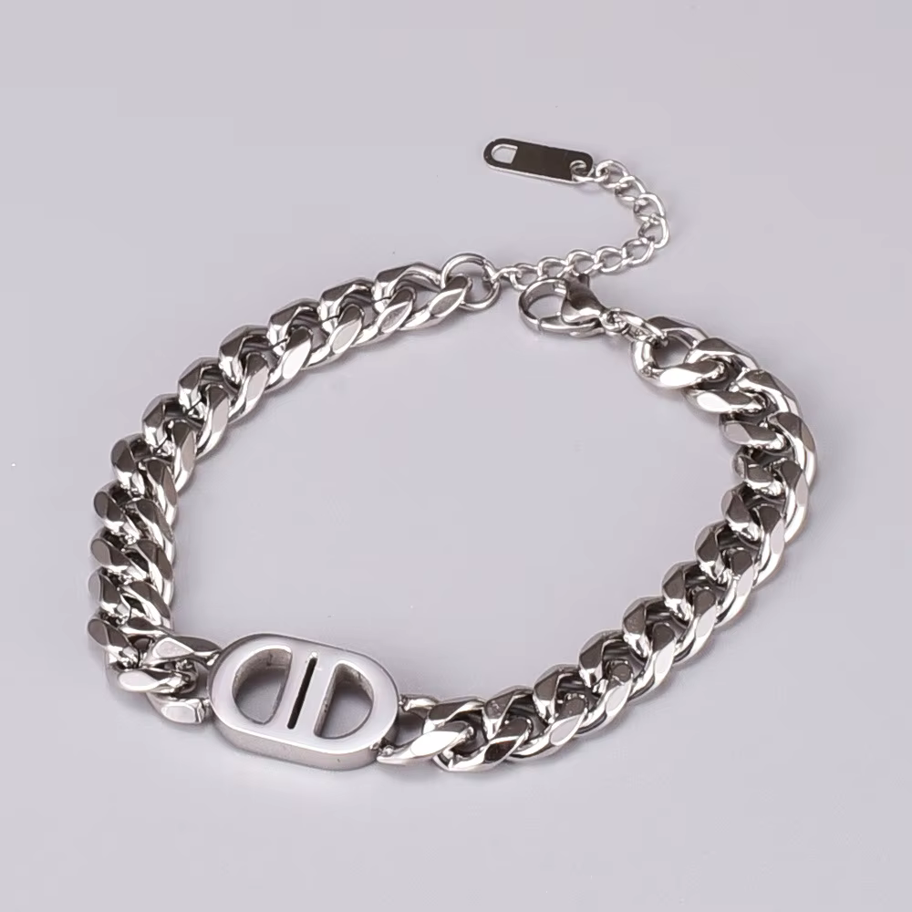Custom Name Cuban Chain Bracelet - Jewelled Me
