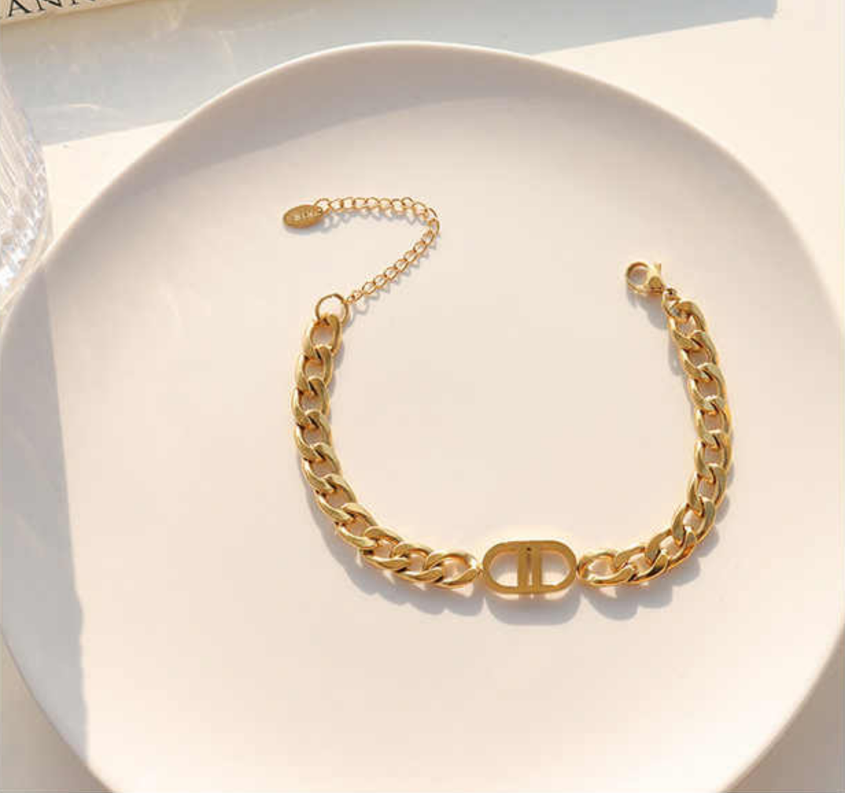 Custom Name Cuban Chain Bracelet - Jewelled Me