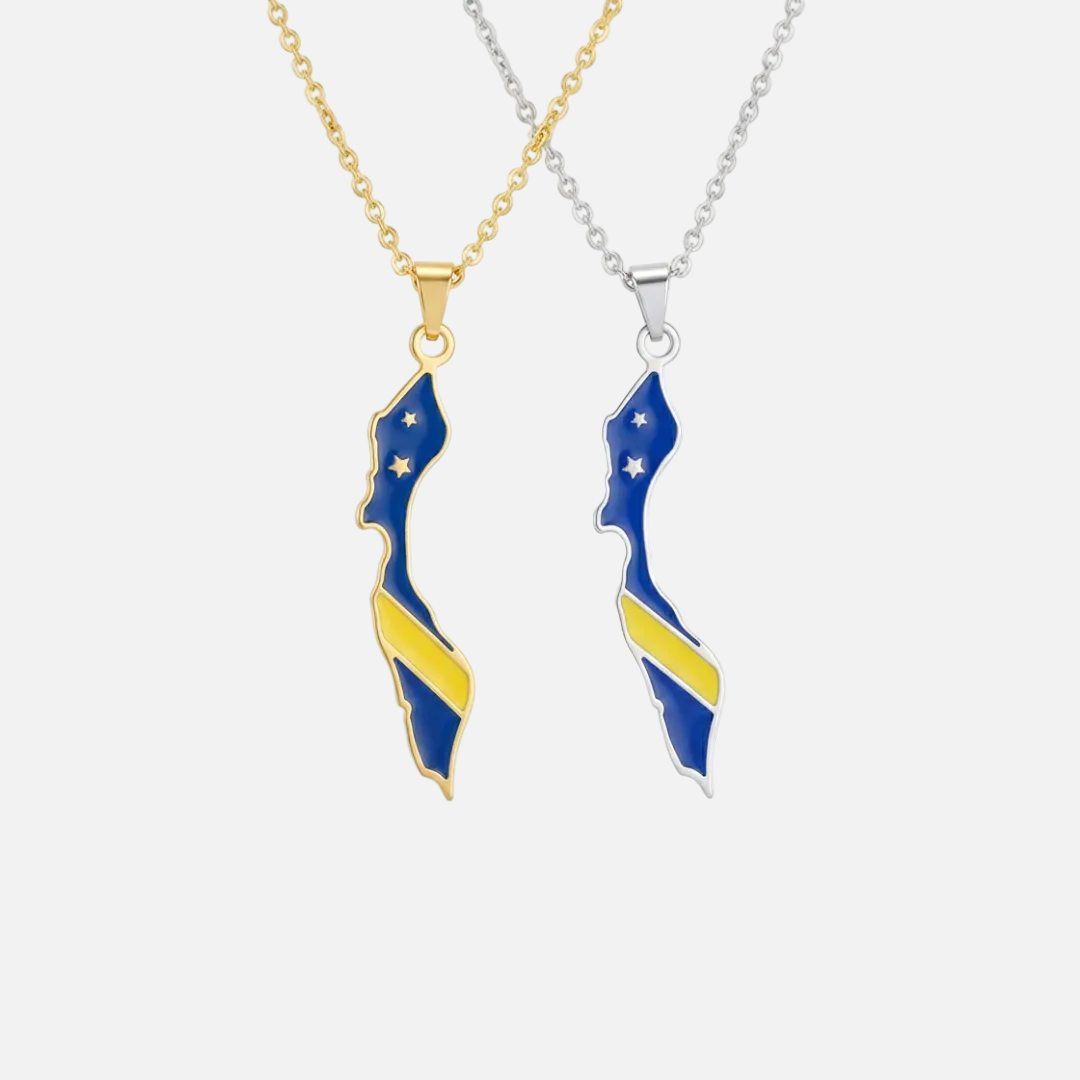 The Americas & Caribbean Country/Flag Necklaces