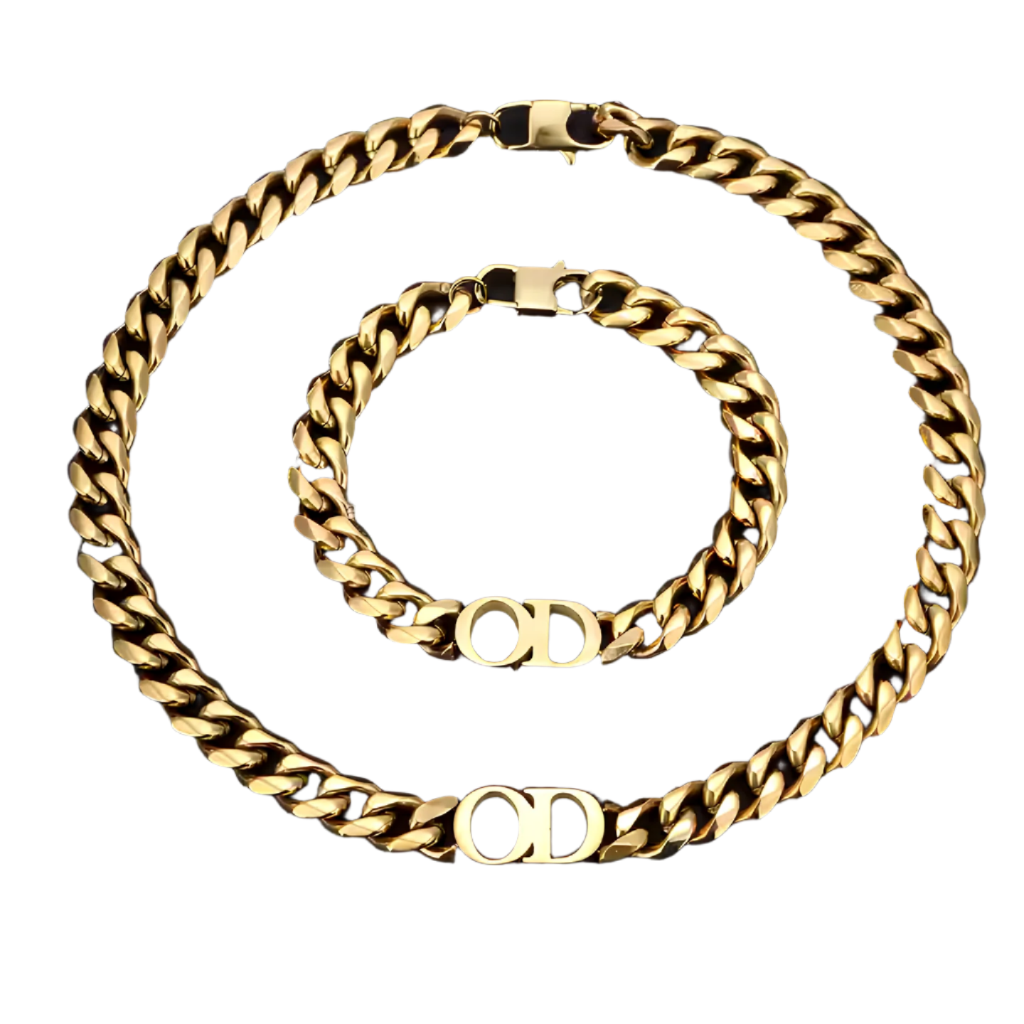 Custom Name Cuban Chain Bracelet - Jewelled Me