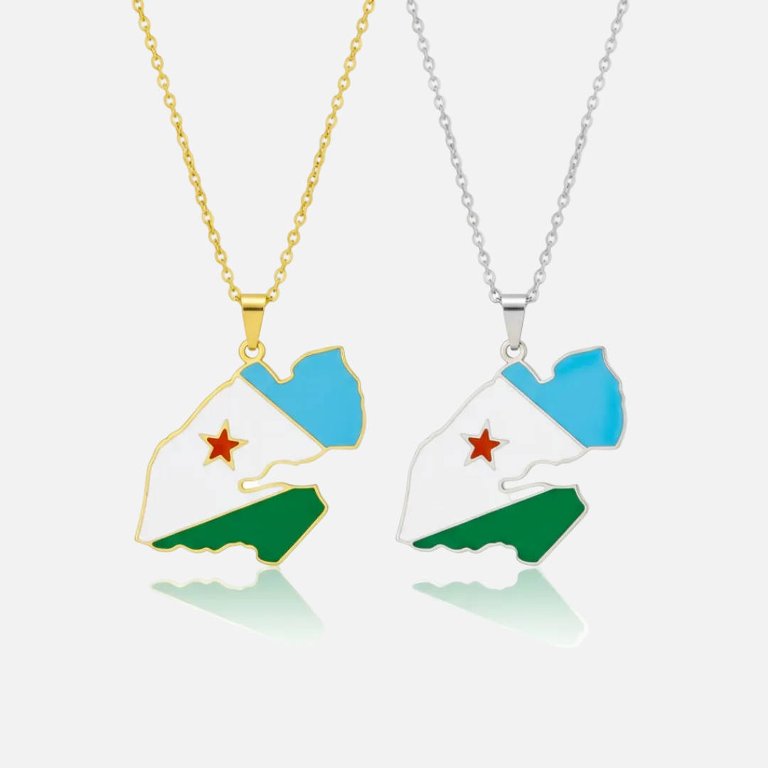 African Country/Flag Necklaces - Jewelled Me