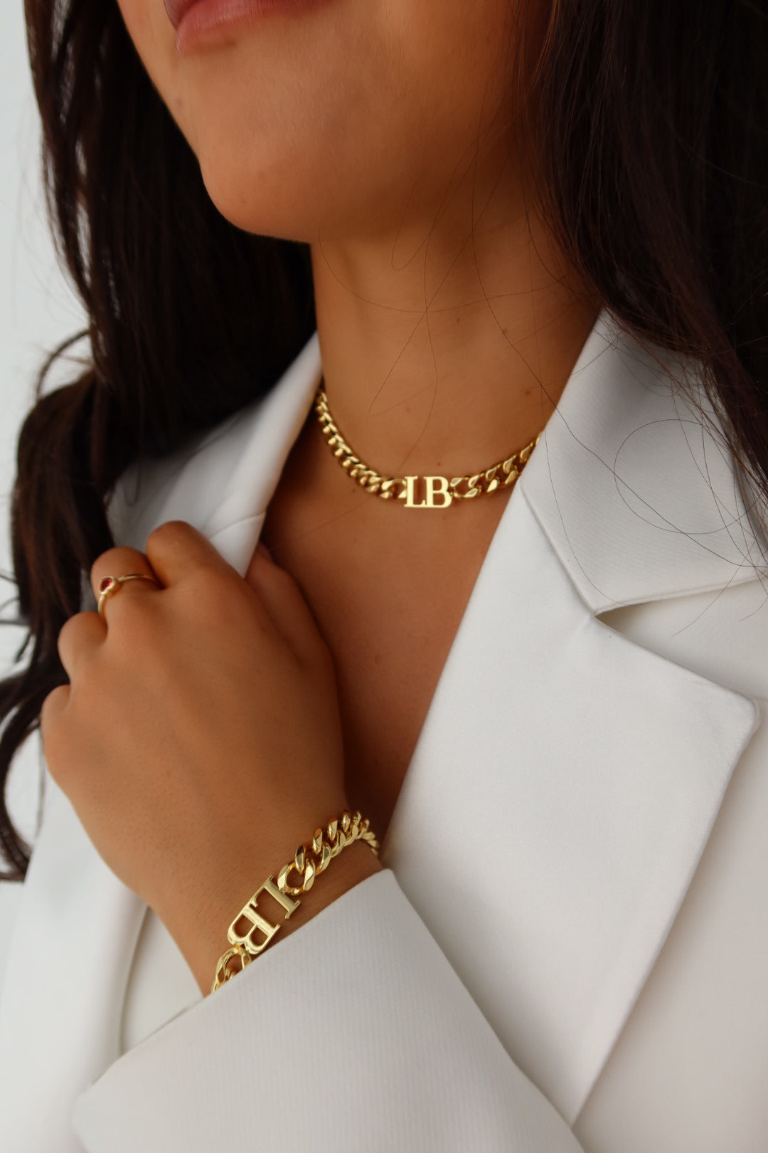 Custom Name Cuban Chain Bracelet - Jewelled Me