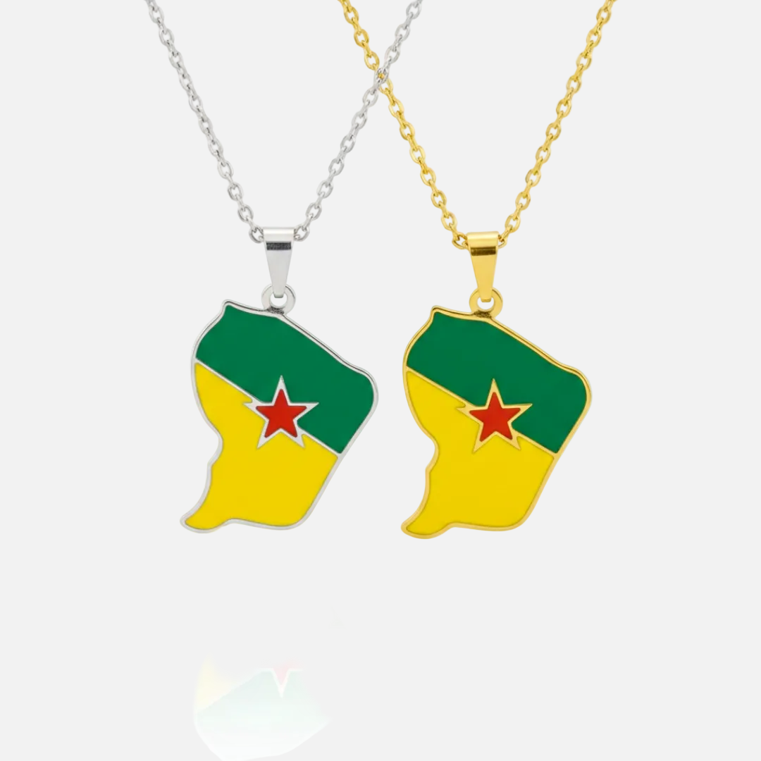 South & Latin American Country/Flag Necklaces - Jewelled Me